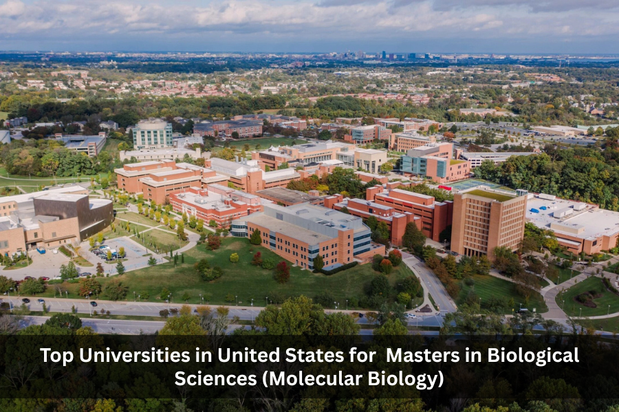Top Universities in United States for Masters in Biological Sciences (Molecular Biology)