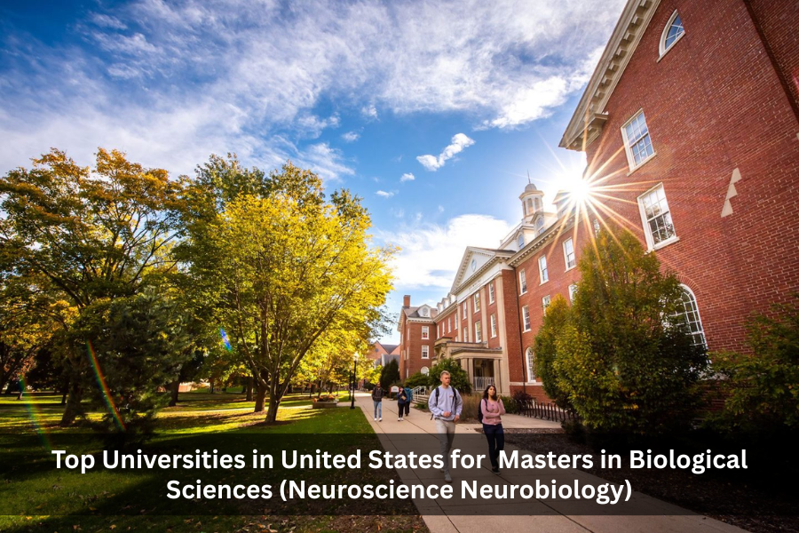 Top Universities in United States for Masters in Biological Sciences (Neuroscience Neurobiology)