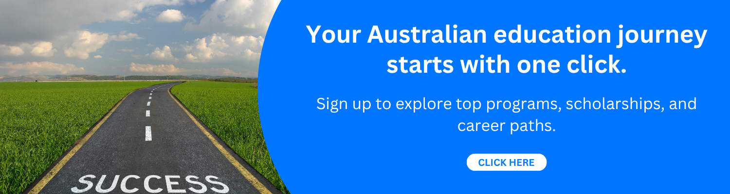Your Australian education journey starts with one click.