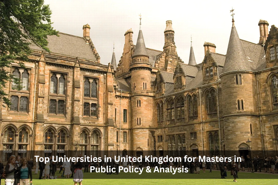 Top Universities in United Kingdom for Masters in Public Policy & Analysis